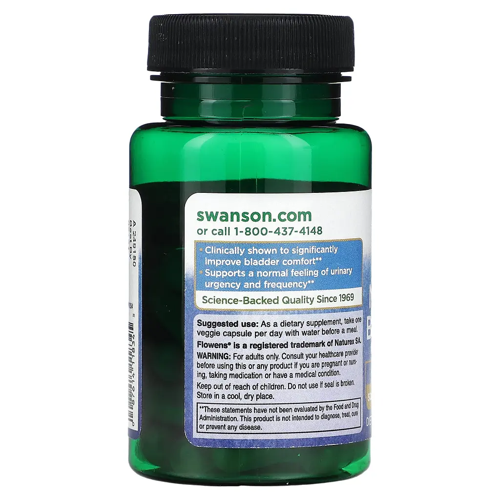 Підтримка сечовидільної системи для чоловіків Swanson Men's Urinary & Bladder Support 500 мг 30 капсул - фото 3