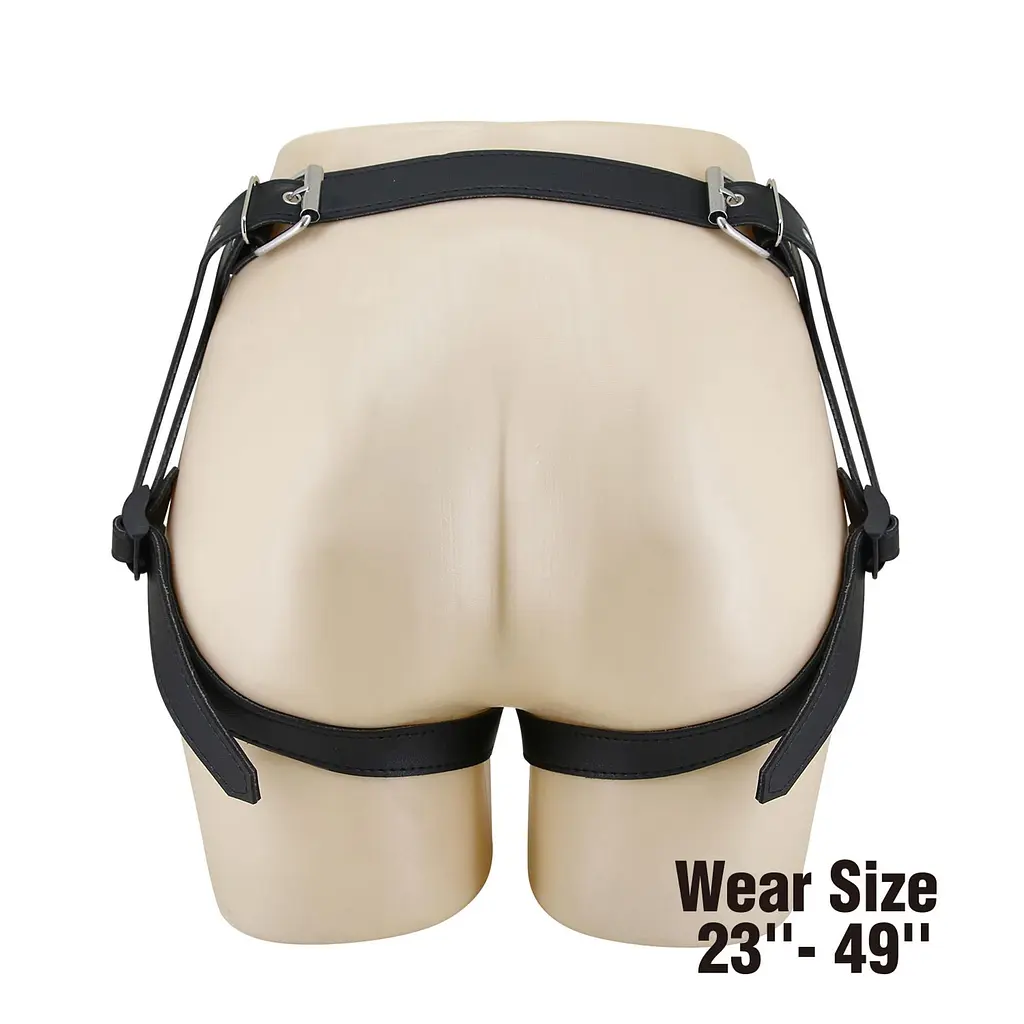 Страпон Pretty Love Harness Briefs Wells 6.3", 20.6 см (тілесний) - фото 8