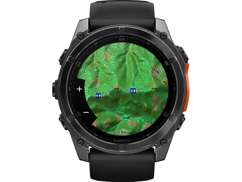 Спортивний годинник Garmin Fenix 8 51mm AMOLED Slate Gray with Black Silicone Band (010-02905-00) - фото 9