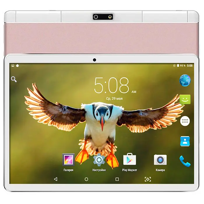 Планшет Hoozo MT232 Pink + Чохол-книжка + Карта пам'яті 32GB - фото 3