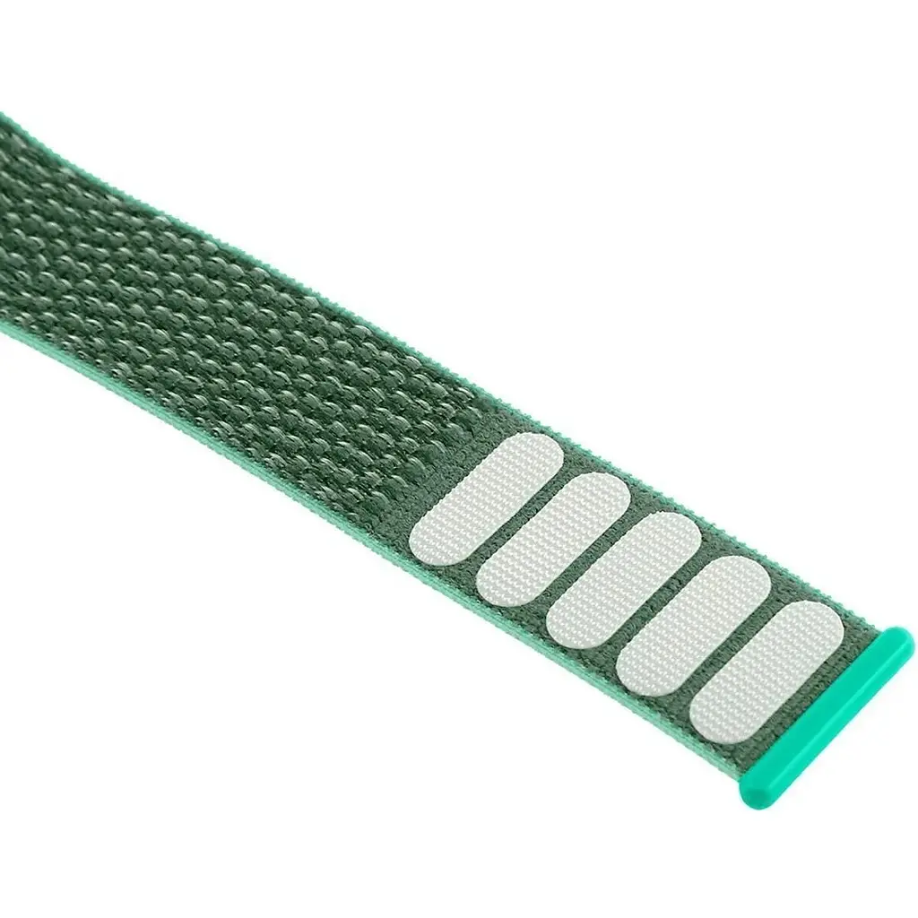Ремінець BeCover Nylon Style для Xiaomi iMi KW66/Mi Watch Color/Haylou LS01/Watch S1 Active Gray-Green (710529) - фото 2