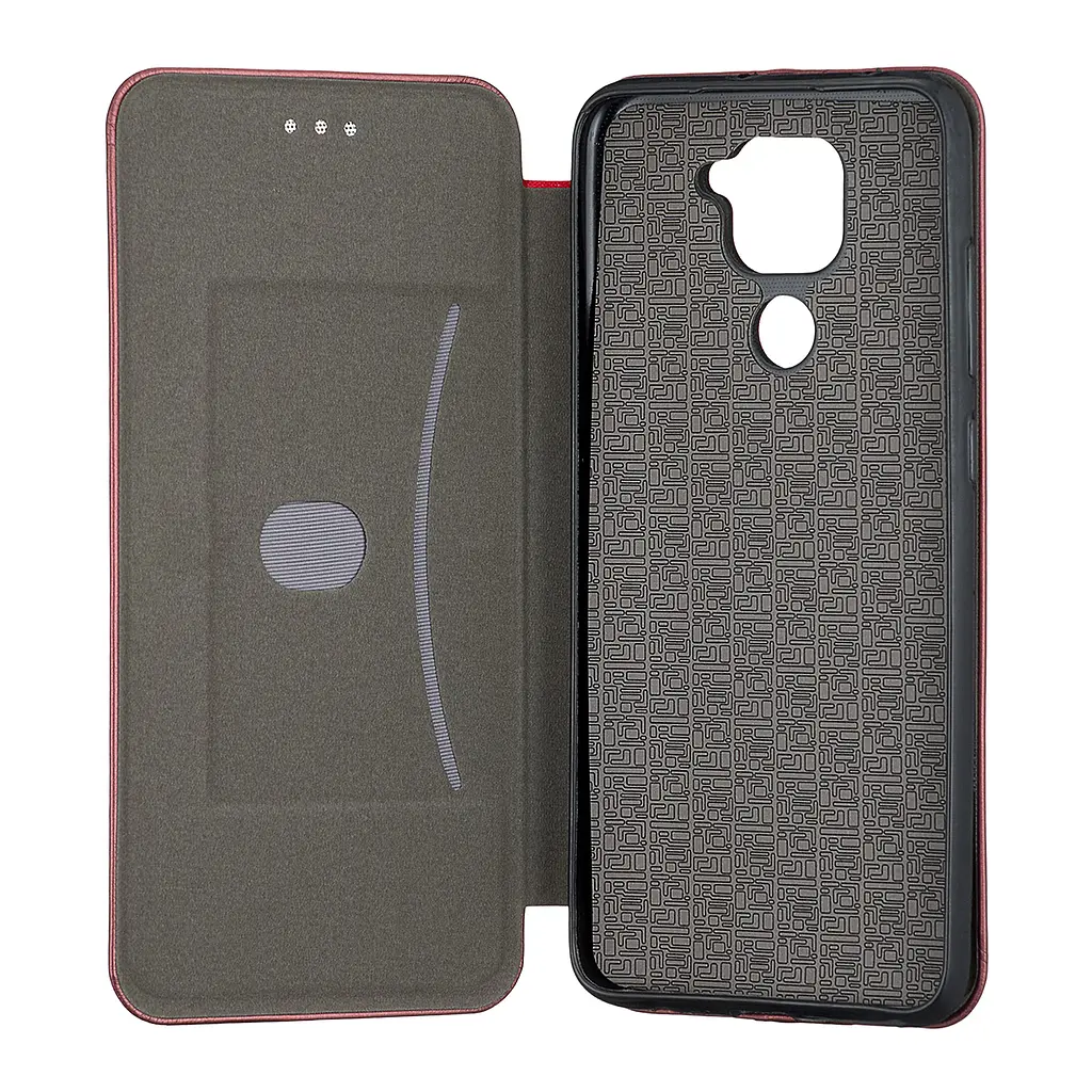 Чохол-книжка Standart Xiaomi Redmi Note 9/Redmi 10x Wine Red - фото 2