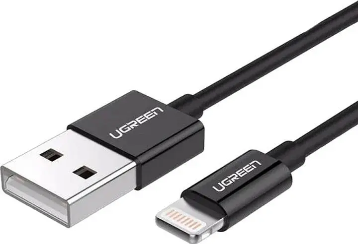 Кабель Ugreen USB Type A - Apple Lightning 1 м MFi Black (US155/80822) - фото 3