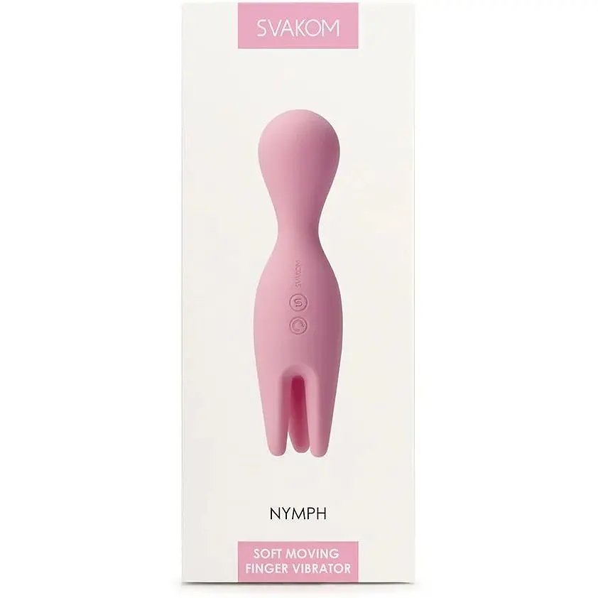 Двойной вибратор Svakom Nymph Pale Pink - фото 7
