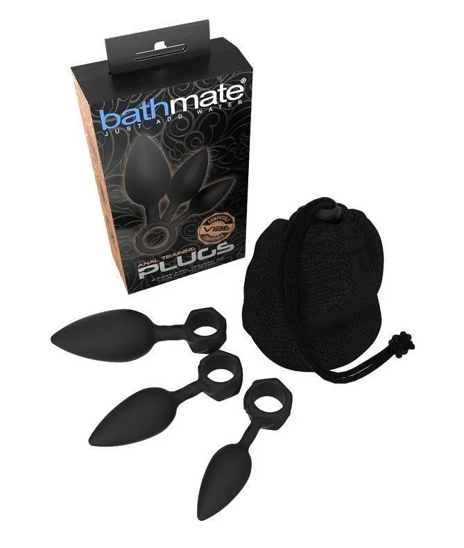 Набір анальних пробок Bathmate Anal Training Plugs, діаметр 2,5 см - 3,1см - 3,8см - фото 3