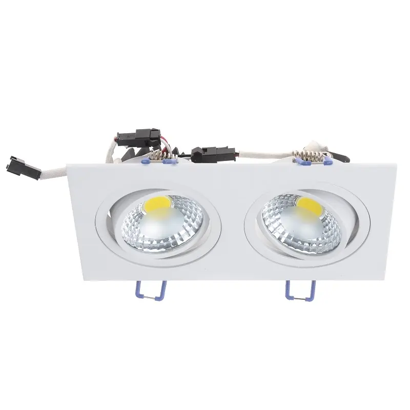 Світильник стельовий Brille LED врізний LED-173/2x5W NW WH 32-192 - фото 2