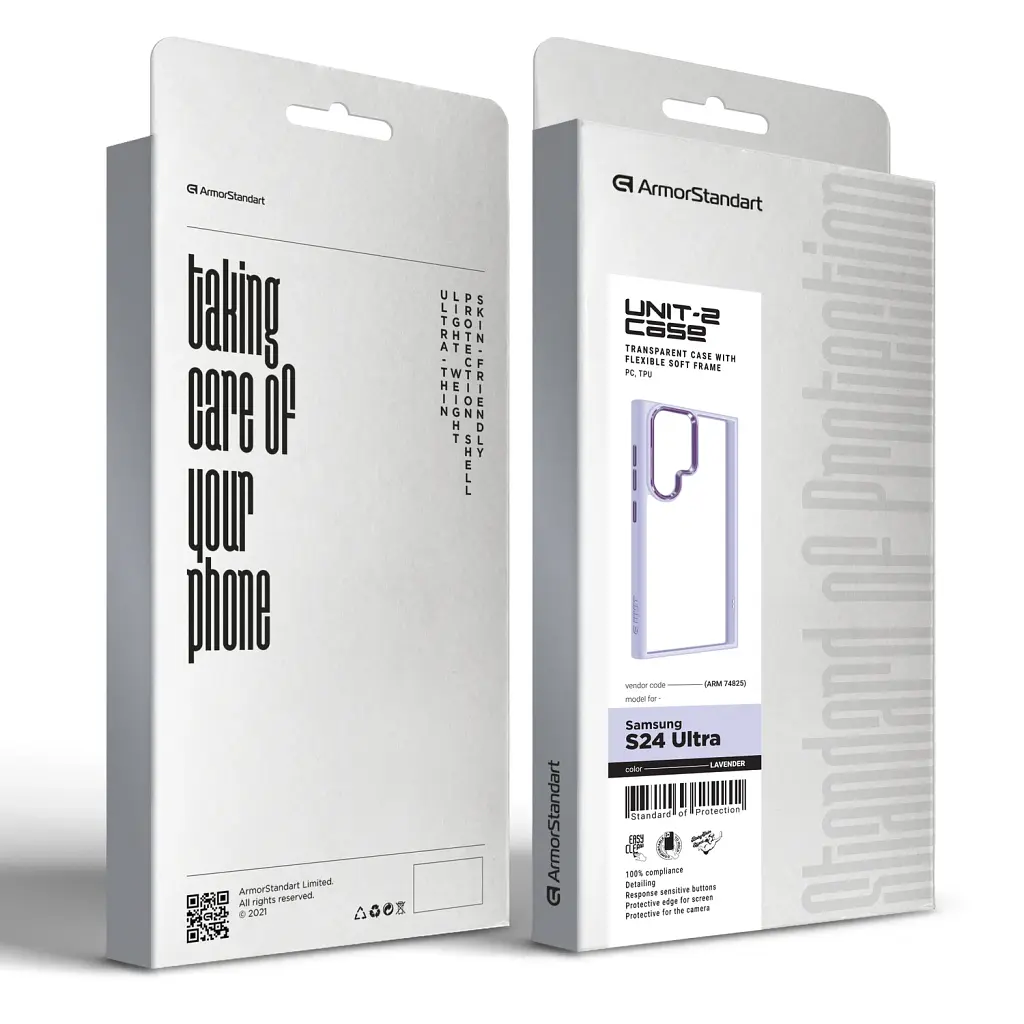 Чохол ArmorStandart UNIT2 для Samsung S24 Ultra Lavender - фото 4