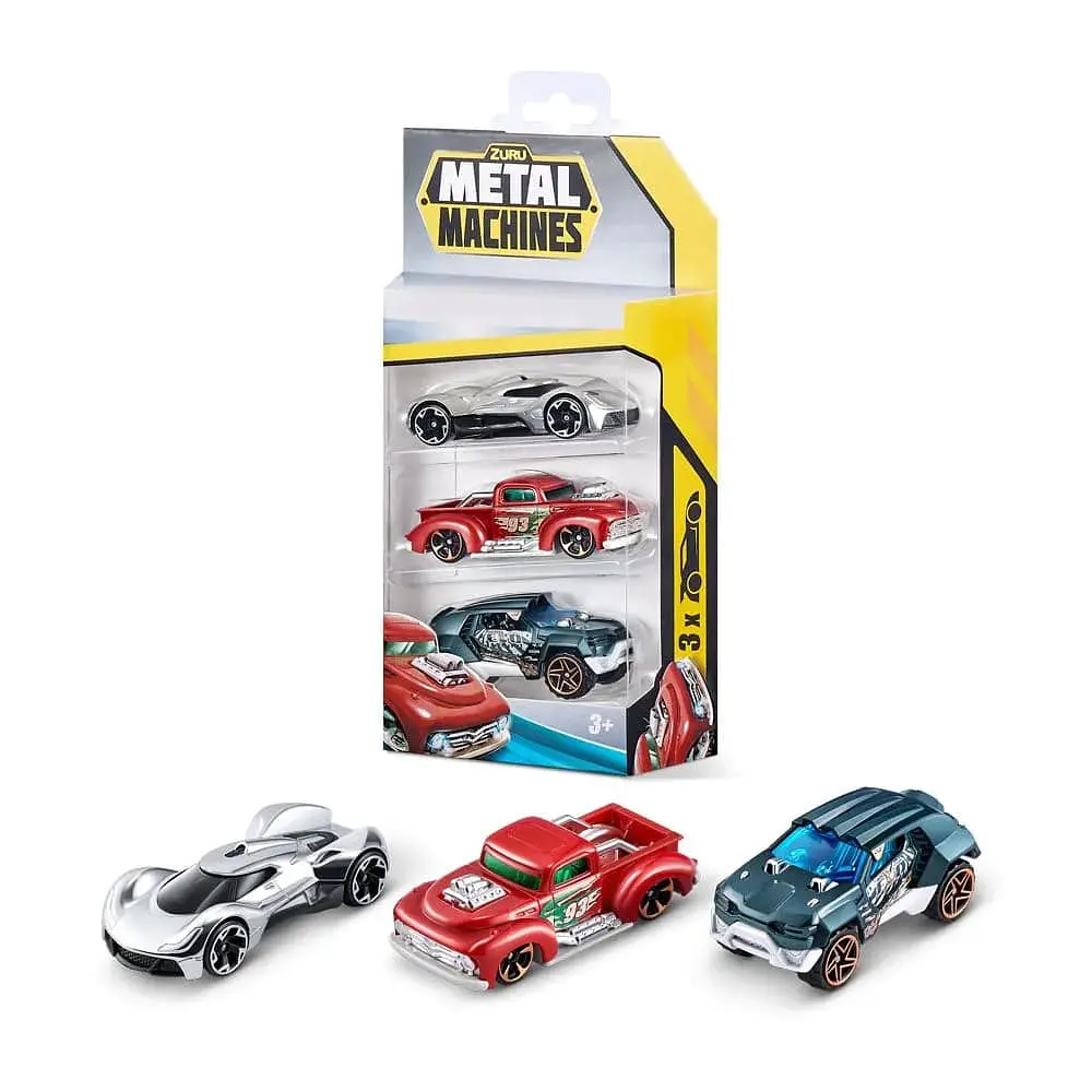 Машинки Zuru Metal Machines Car в ассортименте 3 шт. (6715) - фото 8