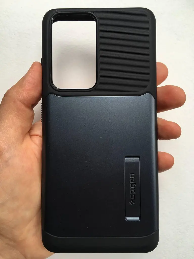 Чохол протиударний із підставкою Spigen Slim Armor ACS02374 для Samsung Galaxy S21 Ultra (6.8") Black - фото 8