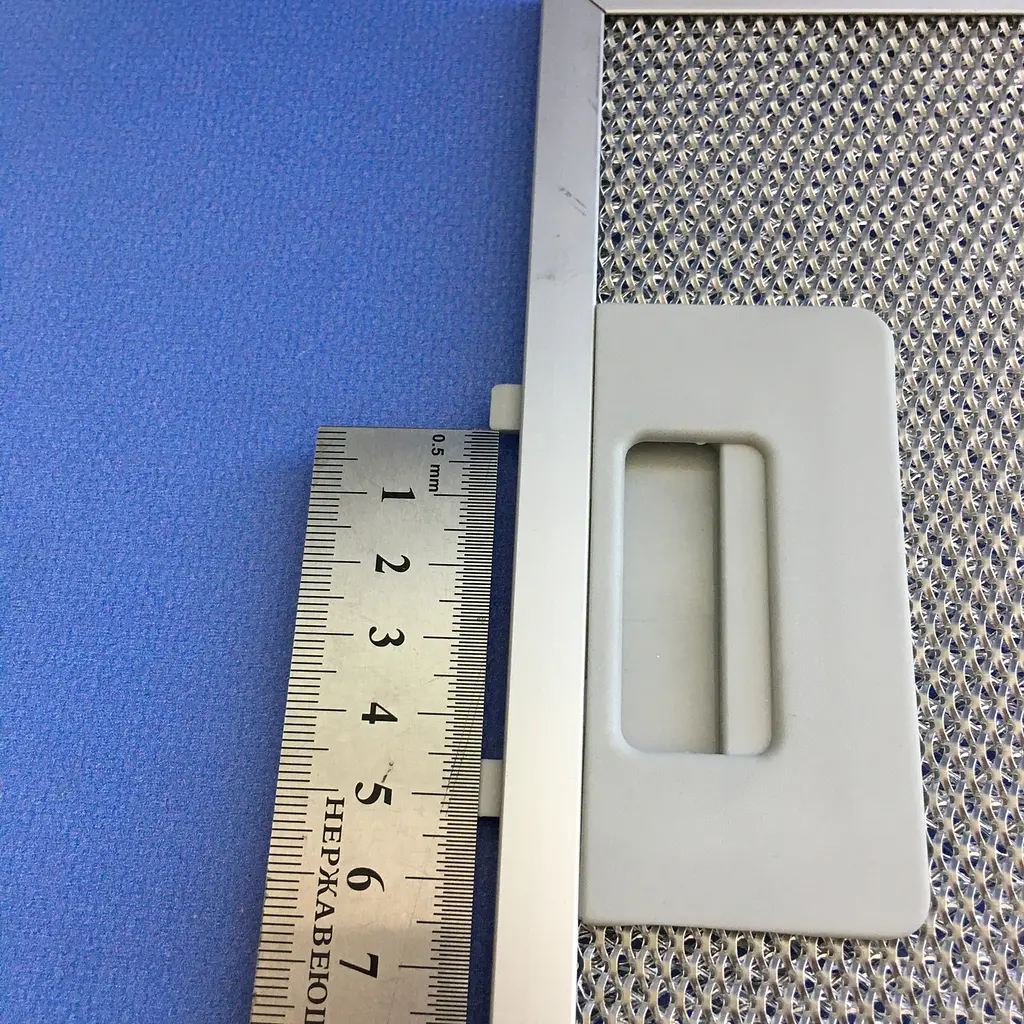 Набор алюминиевых решеток на телескопическую вытяжку Ventolux GARDA 60 (700) SLIM, LED ( 205*475 + 130*475мм) - фото 6