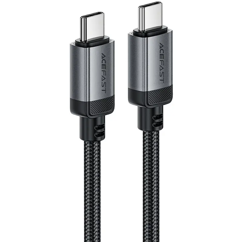 Дата кабель Acefast C20-03 Type-C to Type-C 60W (1.2m) Black - фото 4