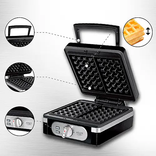 Вафельница Adler AD 3056 - фото 10