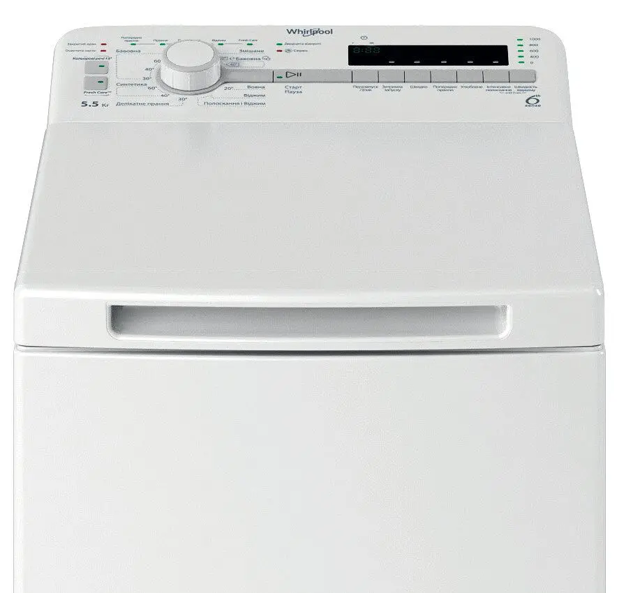 Пральна машина Whirlpool TDLR 60210 UA з вертикальним завантаженням - фото 6