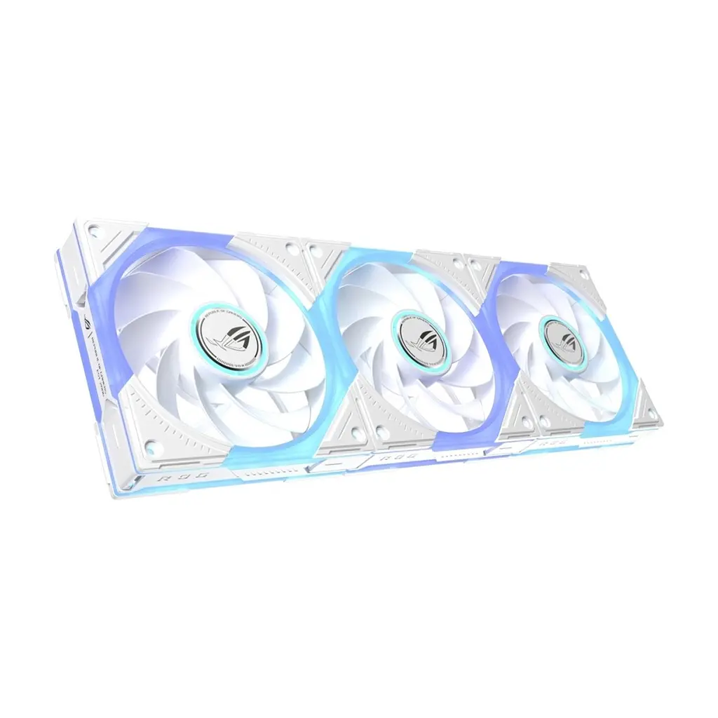 Кулер до корпусу ASUS ROG Eurux GR120 FAN ARGB Reverse White 3in1 (90DA00K3-B09020) - фото 2