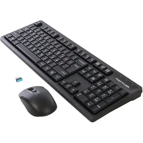 Комплект бездротовий A4Tech FG1200 "Fstyler", Black, USB 2.4GHz - фото 3