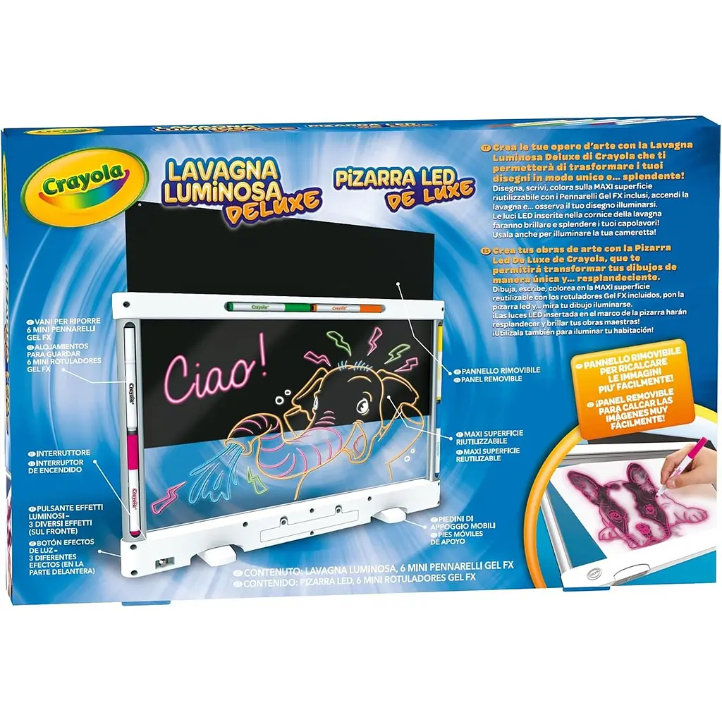 Дошка для малювання Crayola з підсвічуванням у комплекті з фломастерами (74-7504-M) - фото 2