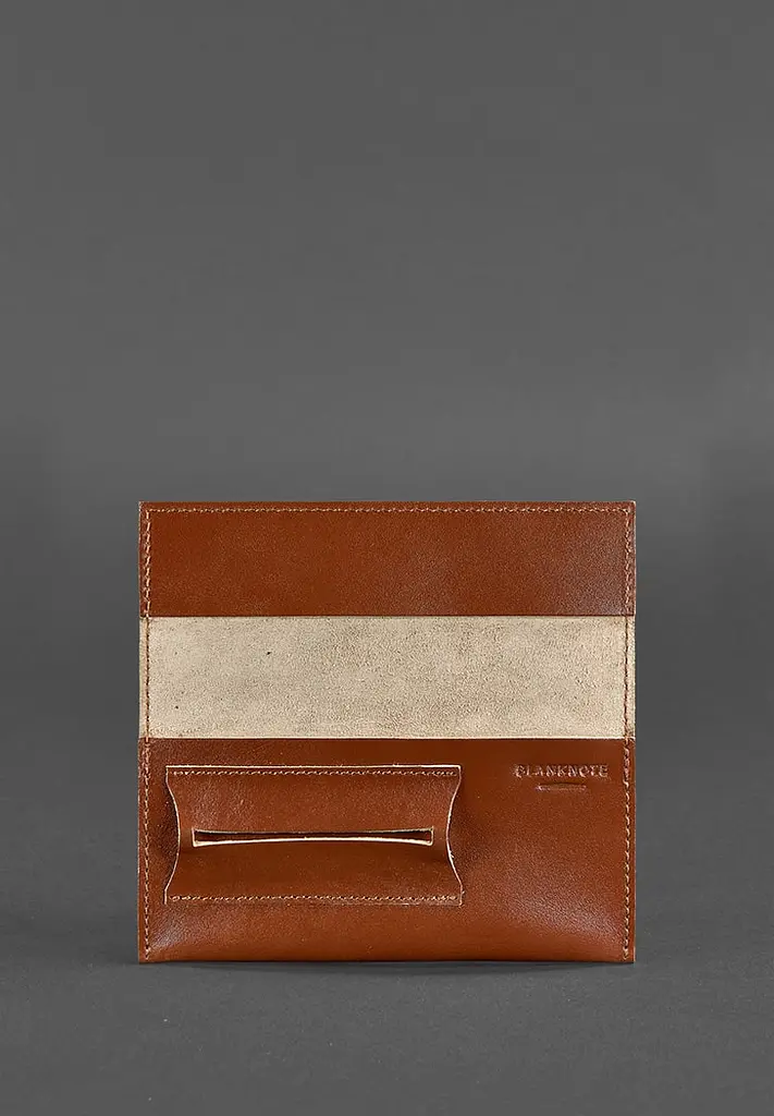 Кожаный кисет для табака 1.0 Krast светло-коричневый - фото 4