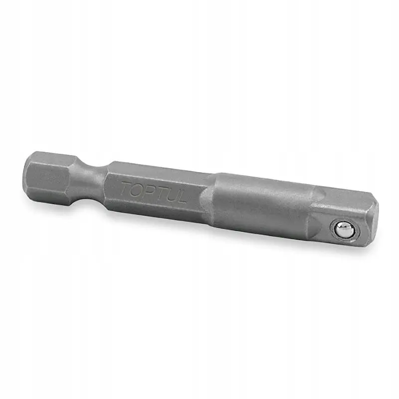Перехідник для головок під шурупокрут Toptul 1/4"х1/4" L50 (6-гр.-квадрат) FPKA0808 - фото 2