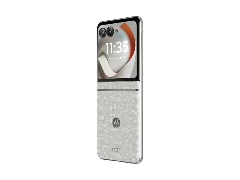 Смартфон Motorola Moto Razr 70 8/256GB Bright White (PBB60008) - фото 9