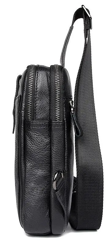 Сумка кожаная мужская Vintage 15х25х4 см sum0012330 - фото 5