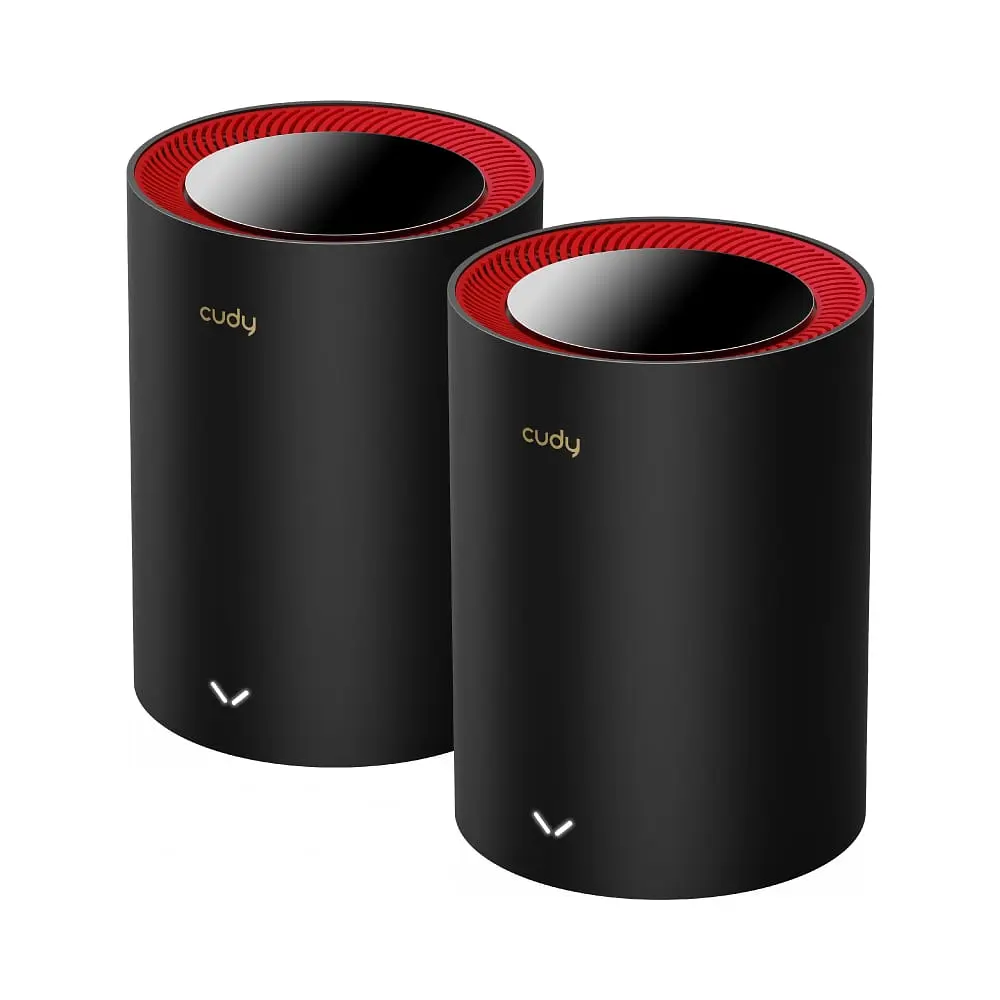 Маршрутизатор WiFi Mesh-система WiFi 6 2.5G Cudy M3000 Black (3-Pack) 3 штуки дводіапазонні AX3000 (73-00510) - фото 2