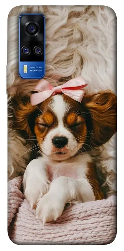 TPU чохол Demsky Sleepy spaniel для Vivo Y51a