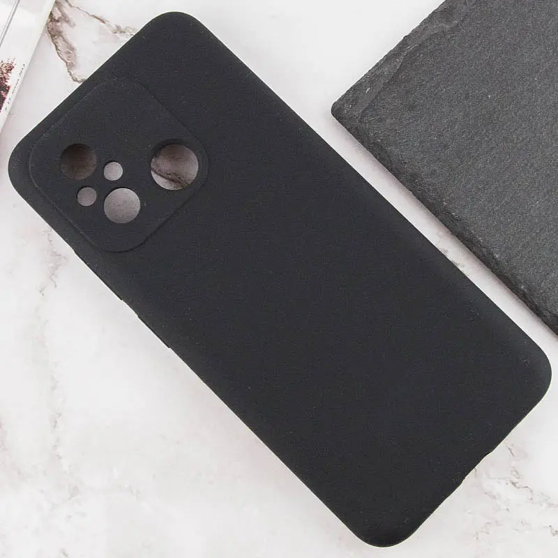 Чохол Silicone Cover Lakshmi Full Camera (AAA) для Xiaomi Redmi 12C Чорний / Black - фото 5