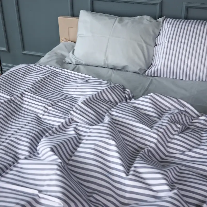 Простирадло MirSon бязь Harmony Stripes 150х220 см (2200011018867) - фото 3