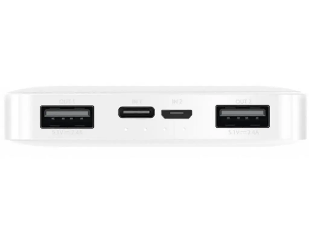 Портативна батарея XiaomiRedmi Powerbank 10000mAh (PB100LZM) (VXN4266CN) White - фото 4