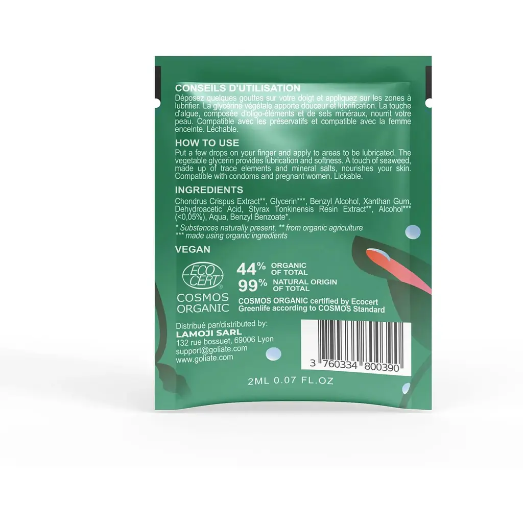 Пробник лубриканта Goliate Gel Lubrifiant Intime 2 мл - фото 2
