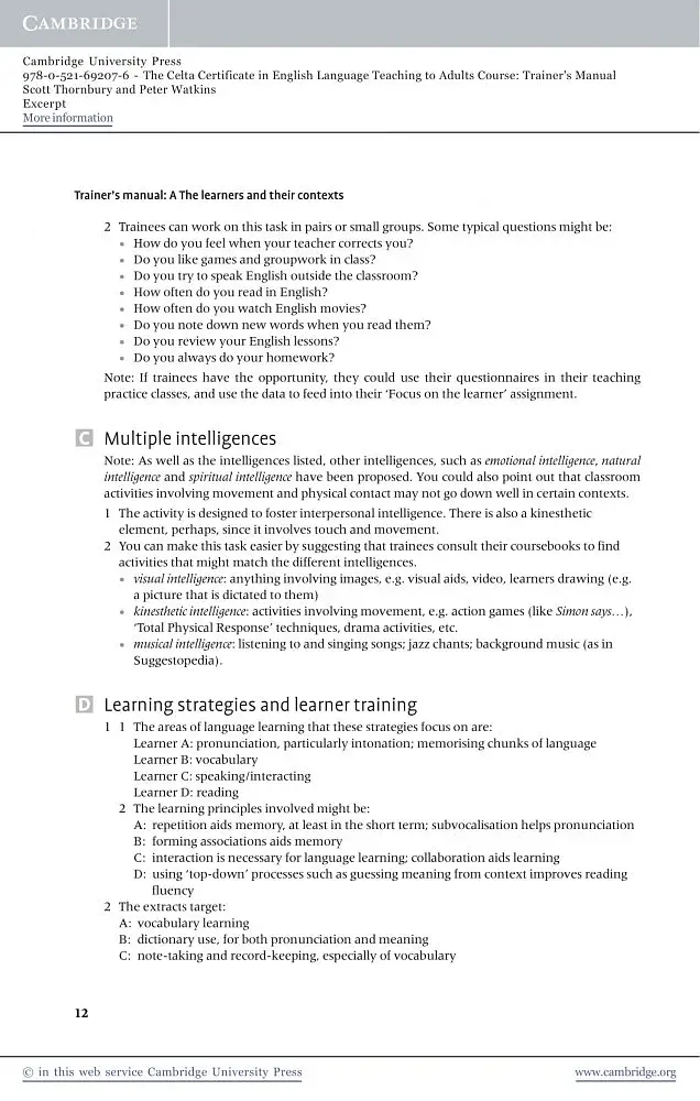 The CELTA Course Trainer's Manual - фото 7