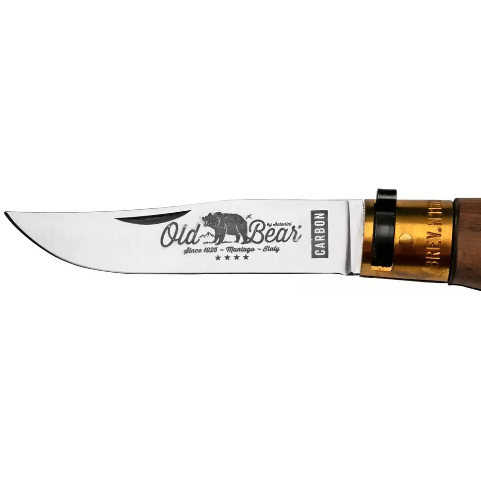 Ніж Old Bear Classic L, C70 steel, Walnut wood - фото 3