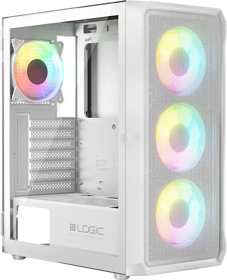 Корпус LogicConcept ARGB Midi ARGB White (AT-PORTOS-20-0000000-0002) - фото 2