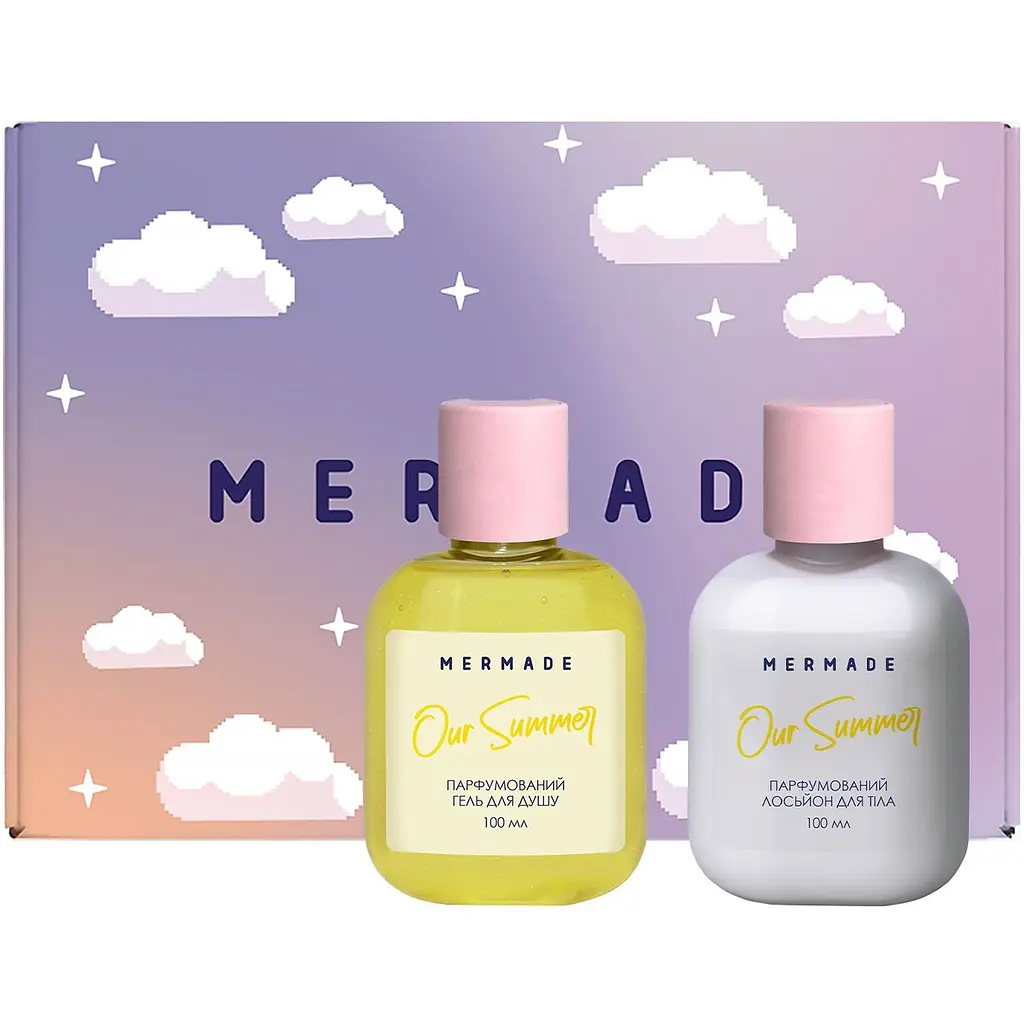 Парфумований набір для тіла Mermade Our Summer, гель для душу, 100 мл + лосьйон для тіла, 100 мл - фото 2