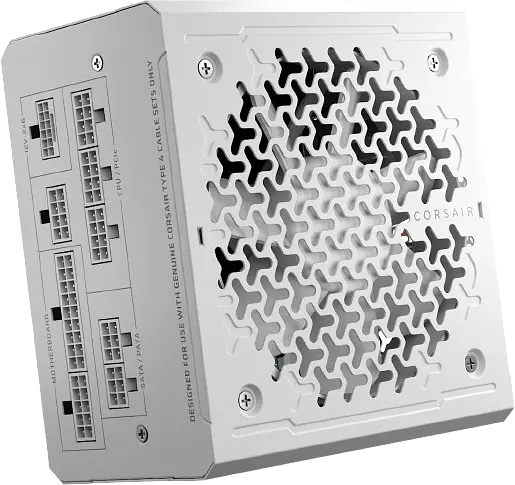 Блок живлення Corsair RM1000e ATX 3.1 1000W 80+ Gold White (CP-9020294-EU) - фото 6