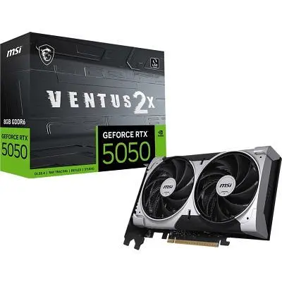 Відеокарта MSI GeForce RTX5050 8Gb VENTUS 2X OC (RTX 5050 8G VENTUS 2X OC) - фото 5