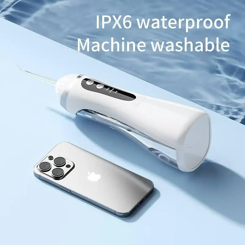 Портативний іригатор для ротової порожнини Find your beauty з USB зарядкою і насадками - фото 4