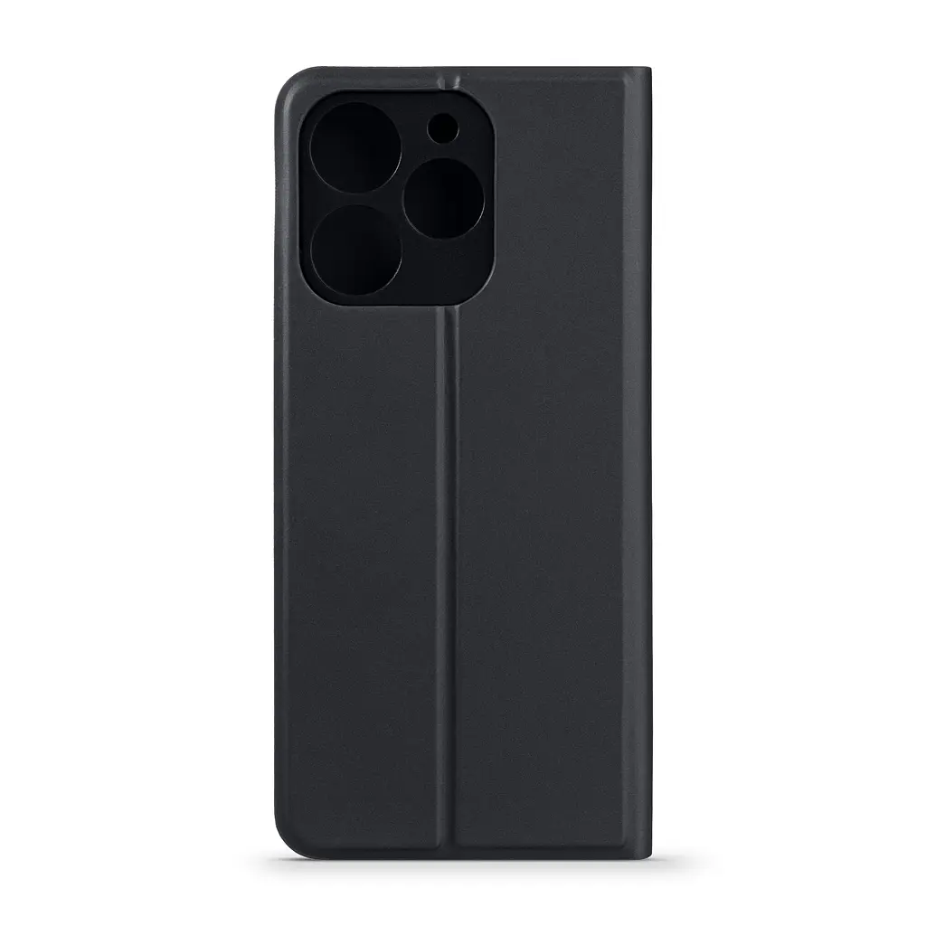 Чехол-книжка для Realme Note 70 4G, OneFold Case, черный, из экокожи (PU) и TPU, с магнитом, с подставкой и отделением для карт, трансформируемый в подставку, противоударный, защита всего корпуса, ArmorStandart (ARM83918) - фото 2