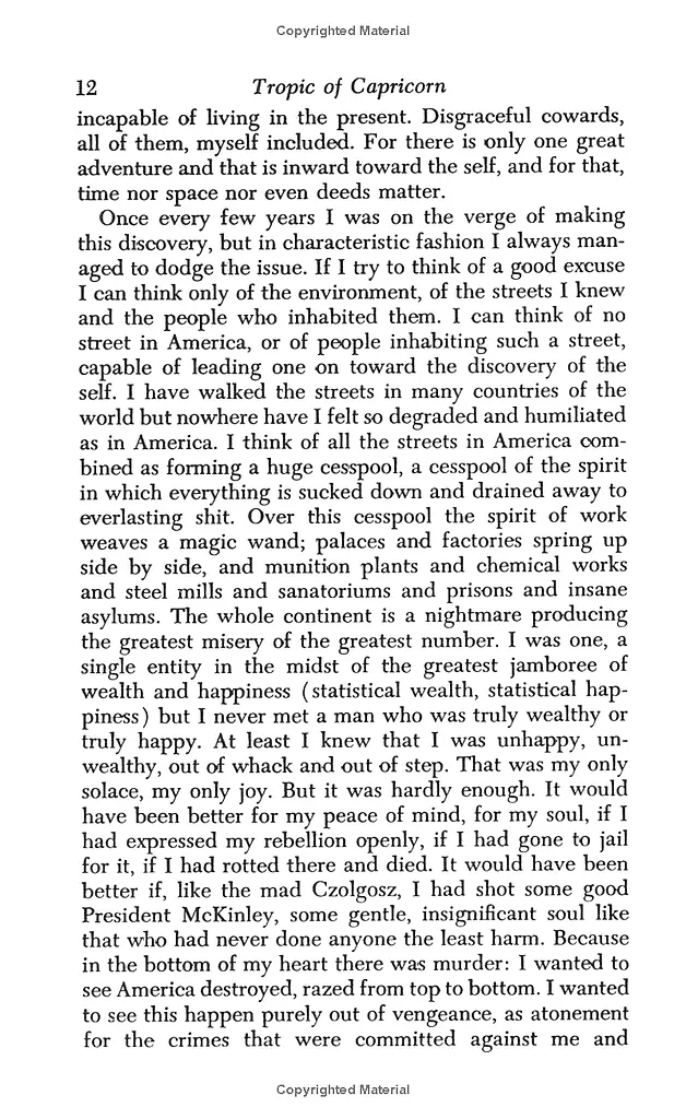 Tropic of Capricorn - фото 5