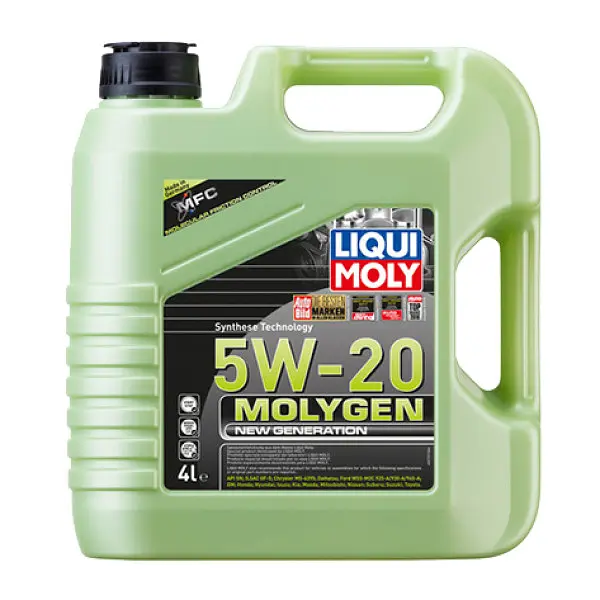 Синтетична моторна олива - Molygen New Generation 5W-20 4л. (20798)