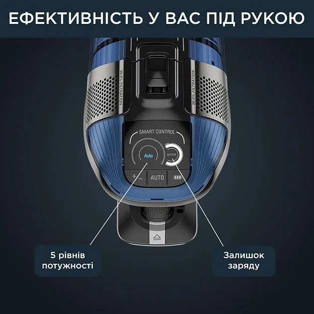 Вертикальный пылесос Rowenta X-Force Flex 12.60 Auto Aqua (RH98C0WO) [85916] - фото 9
