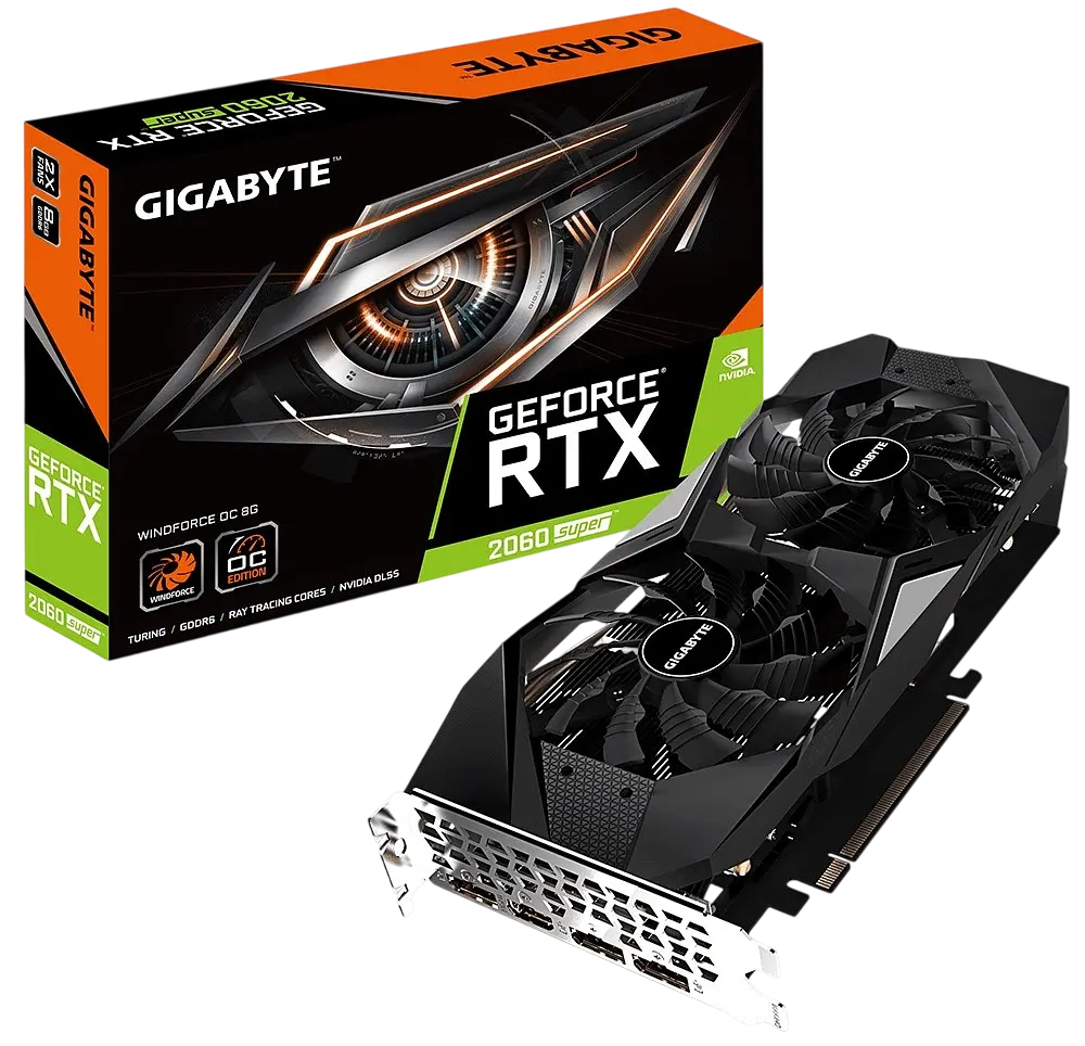 Відеокарта GeForce RTX 2060 Super 8GB Gigabyte WindForce OC (GV-N206SWF2OC-8GD) Б/В - фото 4