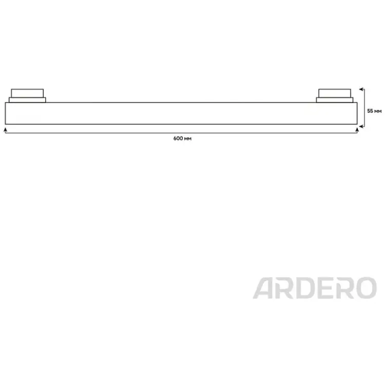Світлодіодний трековий світильник Ardero AL125 18 Вт 5000 К білий (81074) - фото 6