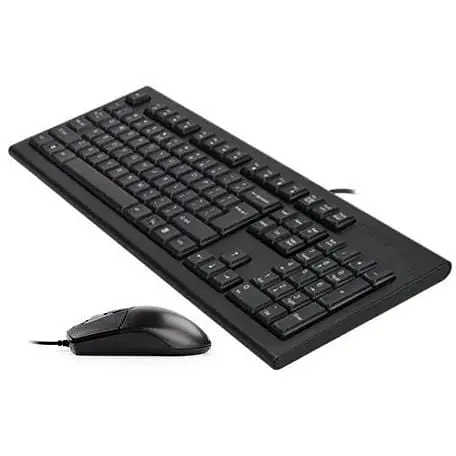 Комплект (клавіатура+мишка) A4Tech KR-8572S Black - фото 4