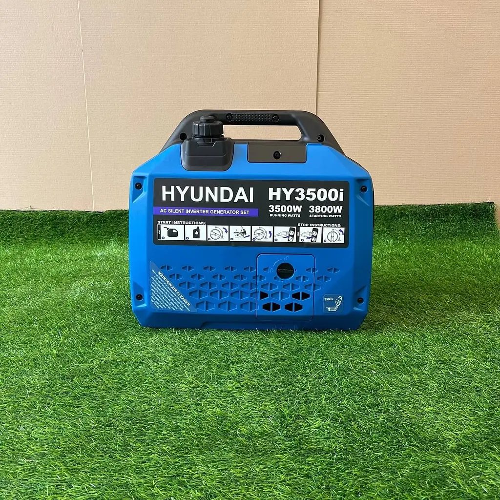 Інверторний бензиновий генератор HYUNDAI HY3500i (3,5–3,8 кВт) з дисплеєм, USB та Type-C - фото 2