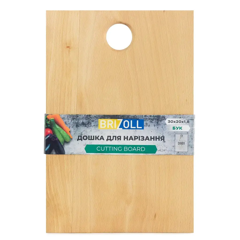 Дошка обробна Brizoll Wood D001 30см