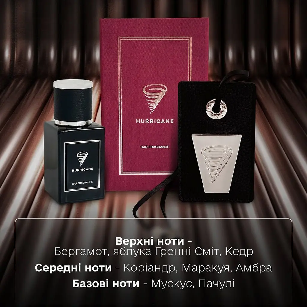 Автомобільне аромасаше Hurricane Burgundy Perfume Premium [140895] - фото 3