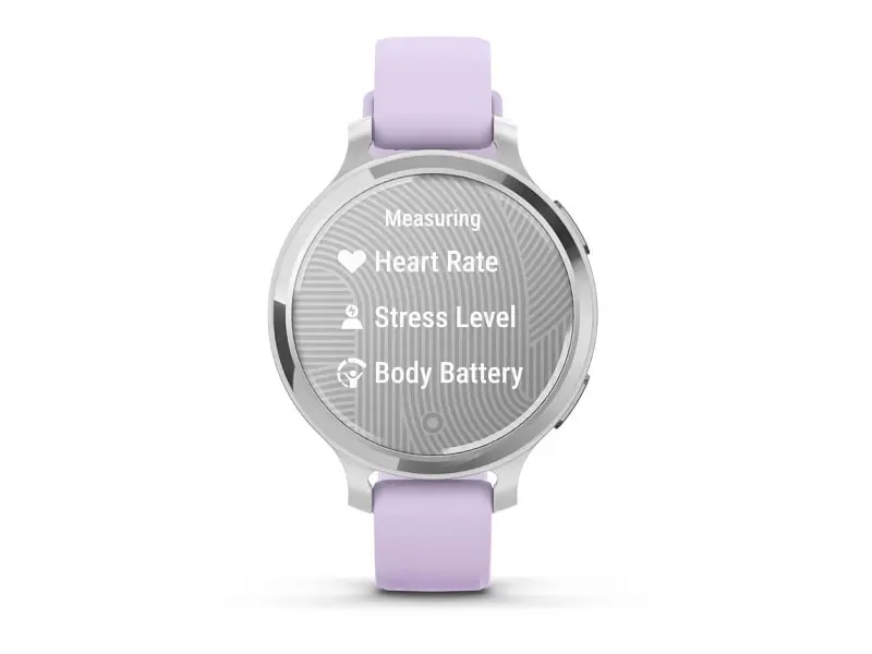 Смарт-годинник Garmin Lily 2 Active Silver with Purple Jasmine Silicone Band (010-02891-01) - фото 6