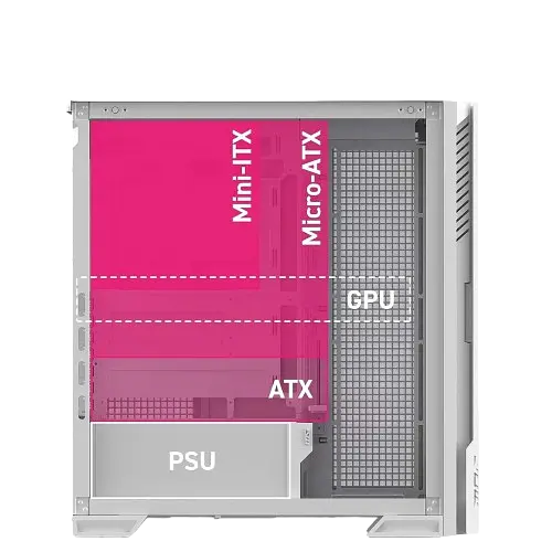 Корпус MSI MPG Velox 300R AirFlow PZ ARGB White - фото 5