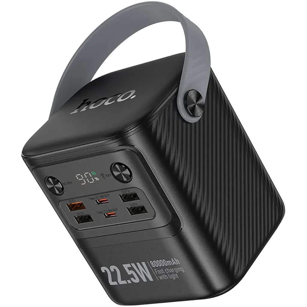 Зовнішній акумулятор Hoco J152 Balance 80000mAh 22.5W Black (652094) [155754] - фото 5